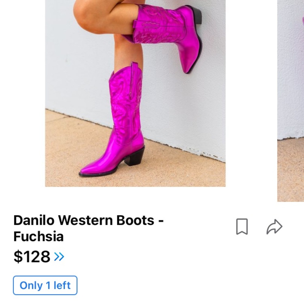 New Metallic Boots
